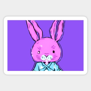 Jitters the Hyper Anime Easter Bunny (MD23ETR031) Magnet